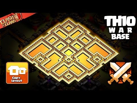 Best Town Hall 10 (TH10) War Base Design 2026 Meta – Anti 3-Star Strategy Breakdown! Clash of Clans