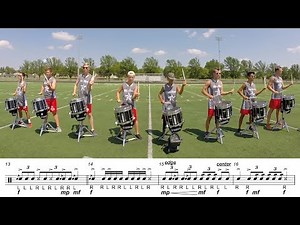 2017 Blue Stars Snares - LEARN THE MUSIC to "Star Crossed"