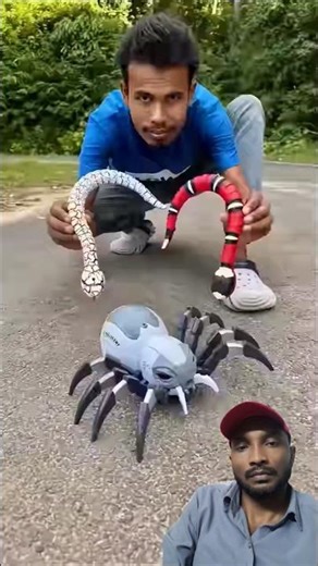 Remote Control Makadee & RC Snake 🕷️🐍 | Super Realistic RC Toys | Fun Prank Video| #rcsnake #ytshort