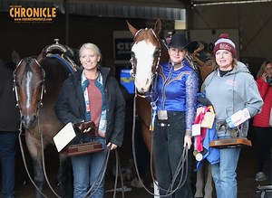 32K views · 1.8K reactions | Jordan Macan wins Champion and Reserve in L3 Youth Trail 12-14 at the 2023 All American Quarter Horse Congress! Jordan Macan and Al Of A Sudden won L3 Champion in Youth Trail 12-14, and she won L3 Reserve in the same class with Hot Four Teacher at the 2023 All American Quarter Horse Congress! Watch Jordan’s interview after the emotional win and see what advice she has to offer. | The Equine Chronicle | Facebook