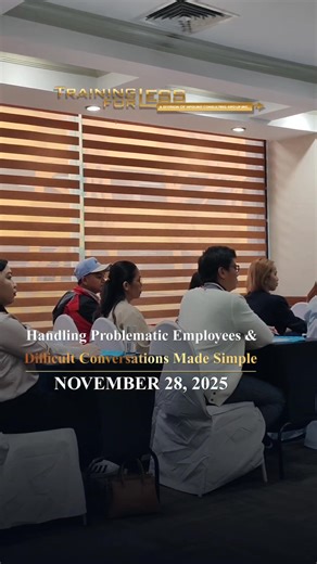 🎬 Handling Problematic Employees & Difficult Conversations Made Simple (Nov. 28, 2025) - afternoon session The afternoon session moved into deeper discussions, with leaders sharing real experiences from different industries and asking the hard questions that matter. Participants took the mic, explored their challenges openly, and connected with Ms. Noreen’s guidance in a way that turned theory into something practical and doable. This is the kind of training that changes how leaders deal with p