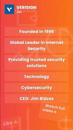 VeriSign: Internet Security Leader | Cybersecurity Innovations | VRSN