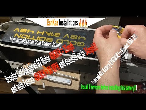Turn your Ninebot MaxG30 into a rocket!!! Upgrading your Ninebot Max G30 scooter with a 48V Battery.