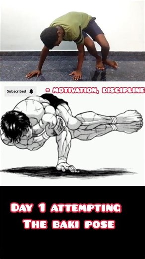 Baki Pose Challenge:Can I Master These Hard Pose?#viralshort