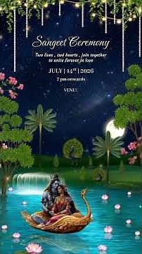 Premium Digital Wedding Invitation |Beautiful Digital Invites |AI- 1573