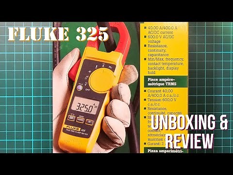 Fluke 325 True-rms Clamp Meter - Unboxing & Review