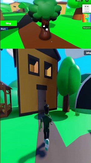 ROBLOX - UPDATE - 3D SPRUNKI RP AND ANIMATIONS How to get SIMONS REALM HORROR MR TREE BADGE! #shorts
