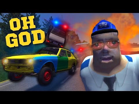 My Summer Car but I AM A WANTED MAN