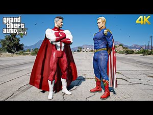 GTA 5 - Homelander VS Omni-Man | Epic Death Battle!