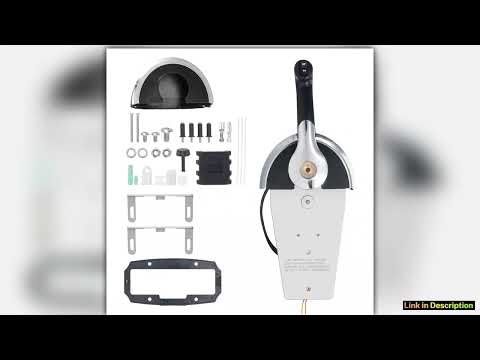 SucceBuy Boat Throttle Control 8M0059686 TopMounted Outboard Remote Control Box for Mercury PT 2Str