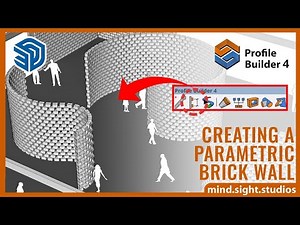 Creating Parametric Brick Wall With Profile Builder 4 | Step By Step Workflow