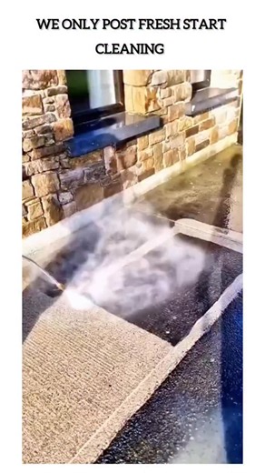 FreshStartCleaning on Instagram: "Welcome to @FreshStartCleaning, where dirt and grime don’t stand a chance against the mighty power of the washer! Watch as years of built-up filth vanish in seconds, leaving surfaces looking brand new. From dirty driveways to grubby patios, we’ve got all the satisfying transformations that make you want to watch the power washing magic happen over and over again! Follow along for your daily dose of pressure-washing satisfaction and ultimate clean-up goals. Follo