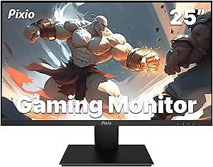Pixio PX259 Prime 24.5 inch (24 inch / 25 inch Equivalent) 280Hz (144Hz Supported) Refresh Rate FHD 1080p Resolution Fast Nano IPS Panel 1ms GTG Response Time Gaming Monitor with AMD FreeSync Premium