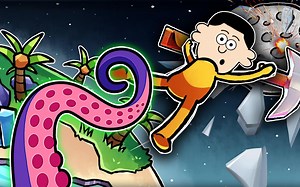 小小宇宙 地球爆炸了，我乘坐太空船坠落到一颗陨石上面求生！