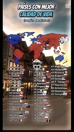 países con mejor calidad de vida