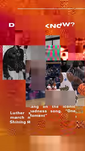 Did you know Luther provided the vocals on the classic March Madness song "One Shining Moment"? Released in 2003, the song is believed to be the last ever recorded by Luther before his death in 2005. His version was used for broadcasts throughout the 2000s and 2010s, and is currently the main version used in all March Madness broadcasts! 🏀 | Luther Vandross