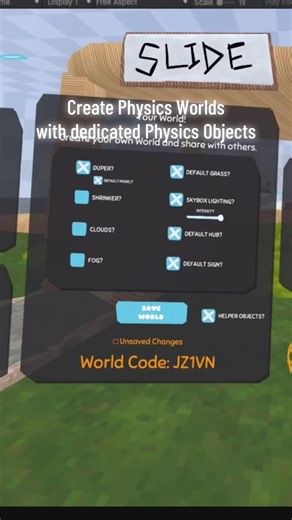 Building Persistent Physics Worlds with Blobium