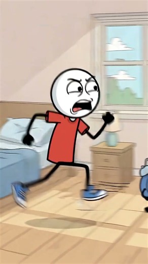 When Your Alarm Clock Grows Legs And Runs Away Every Morning in Stickman AI Comedy! ⏰🏃