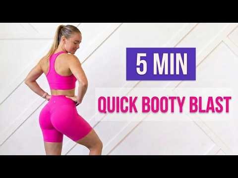 5 Min Glute Workout | Feel the Pump Immediately (At Home Routine)