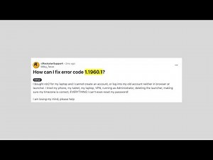 How To Fix Rockstar Error Code 1.1960.1?