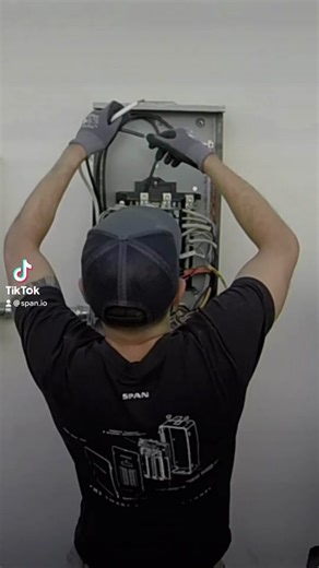 What does a smart #electrical panel installation look like? Ride along for this SPAN panel install to see for yourself! You might be surpised by how similar it is to a standard panel installation… and that’s by design! SPAN is intentionally egineered with our #installers in mind to make sure that working with our smart panel feels just like working with a dumb one ⚡️ #electrician #sparky #installers #fyp