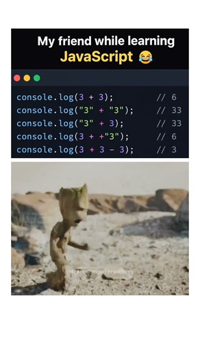 Title:My Friend Learning JavaScript 😂💻 | Every Beginner Can Relate! #coding #memes #shorts #funny