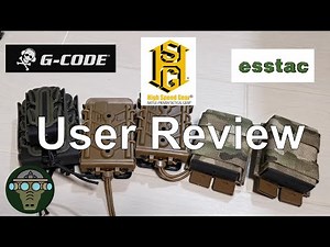 G-code softshell scorpion, HSGI polymer taco , Esstac Mag pouch comparison
