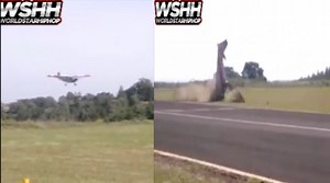 Major Fail: Pilot In Training Crashes Plane After He Botched His Landing!