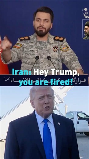 Iran: Hey Trump, you are fired!