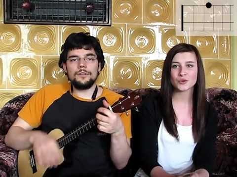 How to play "Jason Mraz ft. Colbie Caillat - Lucky" on ukulele
