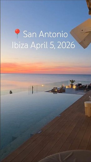 📍San Antonio Ibiza Spain April 5, 2026 #travel #sunset #ibiza