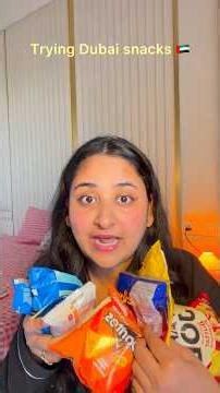 Trying Dubai snacks for the first time #minivlog #ytshorts #shorts
