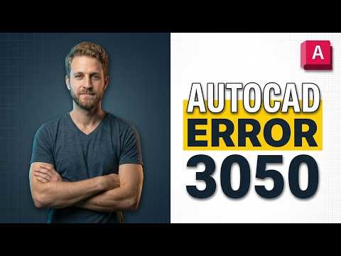 AutoCAD Error 3050 (2026 Easy Guide)