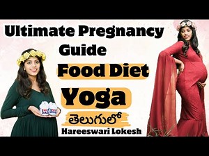 తెలుగులో Ultimate Pregnancy Guide: Food Diet & Yoga for a Healthy Pregnancy & Baby Development