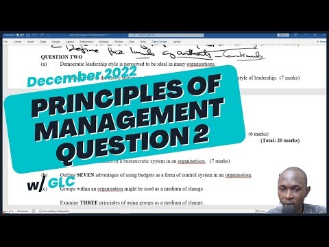 ATD PRINCIPLES OF MANAGEMENT DECEMBER 2022 Q2