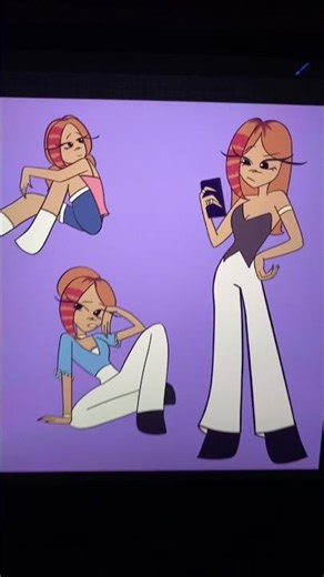 Scarlet in different outfits 🤭