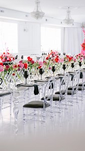 🎥 Rasha and Haider’s wedding was planned in just 45 days, and it’s beyond stunning! A team of amazing vendors brought their vision to life with bold fuchsia, red, and black details. Check out the full reel by @filmsbyjinbon and tap the link in our bio or see our stories for all the details! 💍✨ #WeddingInspiration #ModernWedding #WeddingPlanning #DreamTeam #WeddingReel #WeddingSneakPeek #FilmsByJinbon Wedding Photographers: @photosbyemmah Event Planning & Design: @glosseventsanddecor Wedding Fi