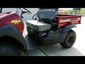 2014 Kawasaki Mule 610 Red FREE Top and Hitch Included $7,799 Overview and Review
