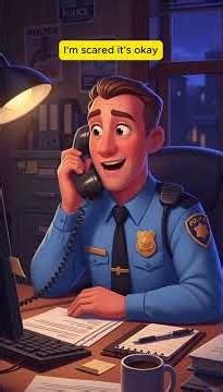 Calling the Police in Easy English 🚓 | Simple Conversation for Beginners (A1–A2)