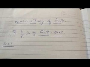 Membrane Theory of shells