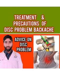 1M views · 9.2K reactions | Treatment & Precautions of Disc problem #backache. Full video link in comment... | Dr Mir Ajaz Health Tips | Facebook