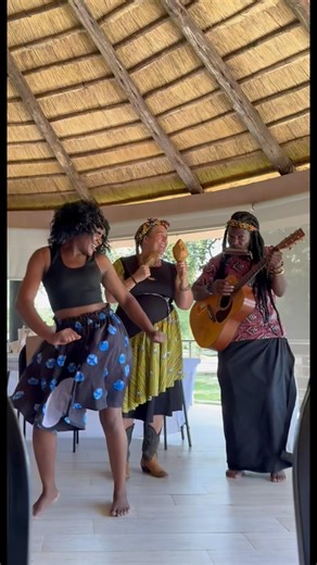 Part 1 of the fun at Baradzanwa Cultural Village’s first Sip and Paint with Mbira Spirit!