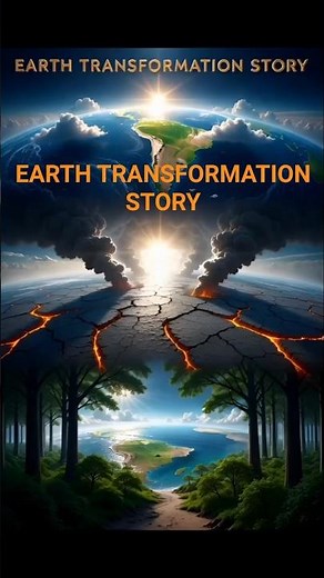 Earth Transformation Story 🌍 From Pure to Destroyed to Reborn #viralshorts #trendingshorts #earth
