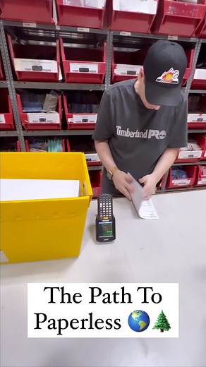 This #EarthDay we’re unveiling our newest project: Paperless Picking 📃❌ Before, our team would pick frames, cases, and products with paper invoices. Thanks to the hard work from our team & ClearVision Senior Developer, Raghava, we’ve started testing a new, fully digital format that would cut out wasteful paper & save our team valuable time. We can’t wait to continue our efforts to expand our #paperless project & step into the future of #distribution! How are you trying to go paperless in your w