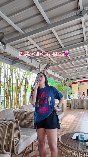 Maybe This Time Karaoke - Rhea 🩷