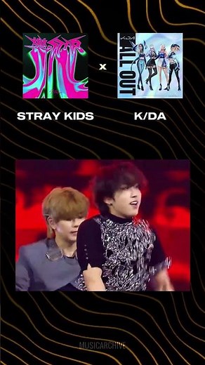 #LeeKnow #Han #Hyunjin singing #LALALALA 락 (樂) with KDA mashup ♫ #스트레이 키즈 #AAA2023 #straykids #skz