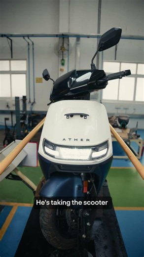 This machine dances with our scooters!