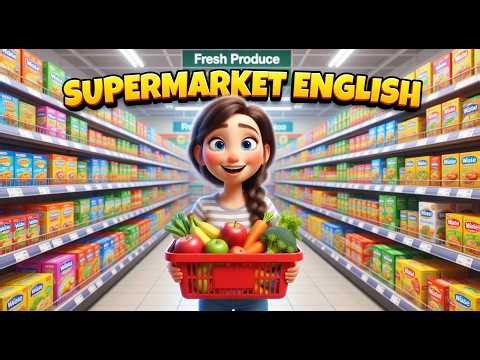 Supermarket English 🛒 | Episode 2 | Learn English with Lucy | A1-A2