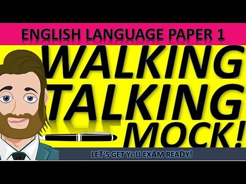 GCSE English Language Paper 1 Revision - Complete AQA Past Paper Walk-Through - Walking Talking Mock