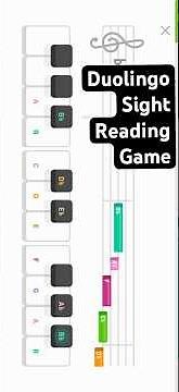 Learn sight reading with Duolingo beginners easy piano tutorial #duolingo #easypiano #musiceducation